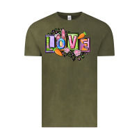Vintage Olive Easter love Happy Easter Day Vintage Tee - CowGirlArtShop