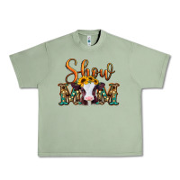 Oil Green show mom baby cow Urban Heavy Tee - Jasminsmagicworld