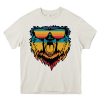 Retro Bear Heavy Core Tee | Teevron