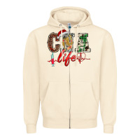Sandshell christmas certified nurse  assistant life Zipper Hoodie - BarkalooDesign