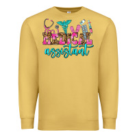 Antique Gold medical assistant Premium Sweatshirt - AdoDesignShop