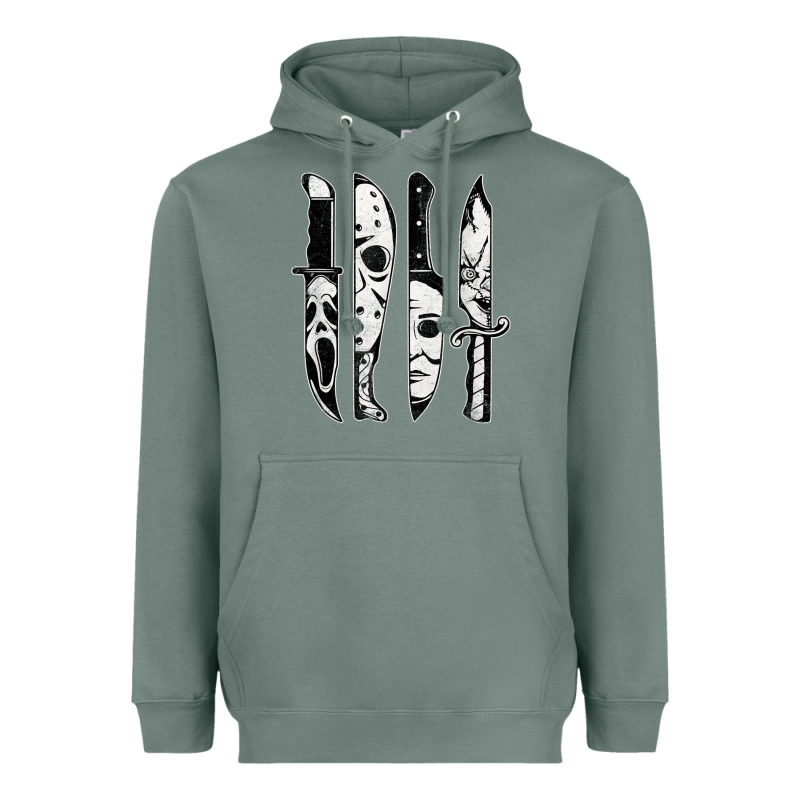 Scary Horror Movies Halloween Heavyweight Hoodie by maiPhamDesign | Teevron