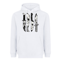 White scary horror movies halloween Heavyweight Hoodie - maiPhamDesign
