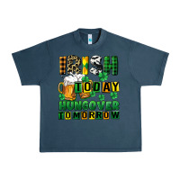 Midnight Navy Irish today hungover tomorrow Urban Heavy Tee - CowGirlArtShop