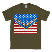 Army Green glitter american flag Classic Tee - TumblerDesignByShophia