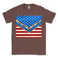 Chestnut glitter american flag Classic Tee - TumblerDesignByShophia