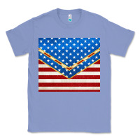 Colony Blue glitter american flag Classic Tee - TumblerDesignByShophia