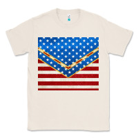 Natural glitter american flag Classic Tee - TumblerDesignByShophia