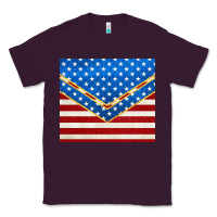 Plum glitter american flag Classic Tee - TumblerDesignByShophia