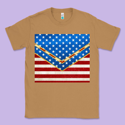 Glitter American Flag Classic Tee Designed By Tumblerdesignbyshophia