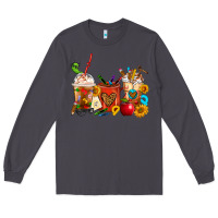 Smoke Teacher Coffee Cups Long Sleeve Tee - FaDigitalArtStudio