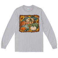 Moon Dust pumpkins with sunflowers Long Sleeve Tee - RanaPortraitStore