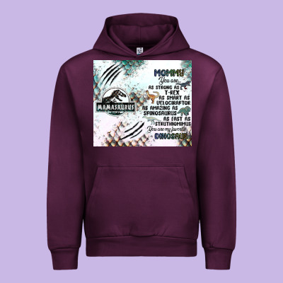 Don't Mess With Mamasaurus Urban Hoodie Designed By Jahusdesignshop