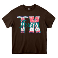 Chocolate Brown Texas Heavy Core Tee - Bettercallsaul