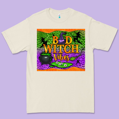 Bad Witch Vibes Premium Tee Designed By Nancycooperartshop