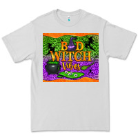 Dove Grey Bad witch vibes Premium Tee - NancyCooperArtShop