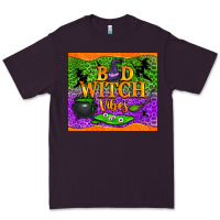 Plum Bad witch vibes Premium Tee - NancyCooperArtShop