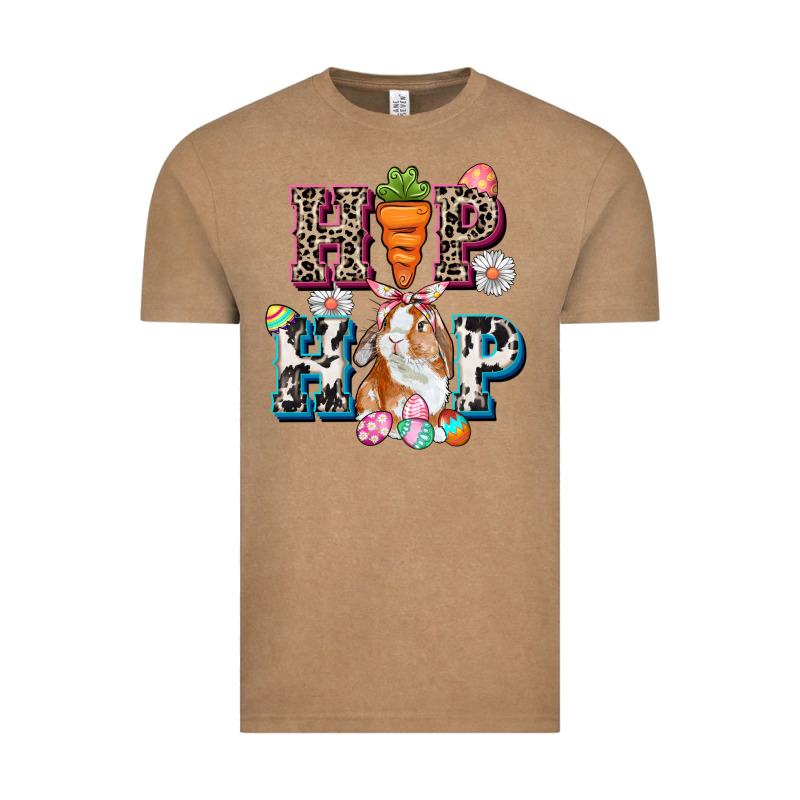 Western Hip Hop Bunny Easter Day Vintage Tee by CowGirlArtShop | Teevron