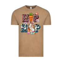 Vintage Coffee Western hip hop bunny Easter Day Vintage Tee - CowGirlArtShop