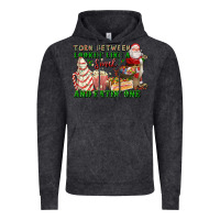 Vintage Black torn between lookin like a snack and eatin one Vintage Hoodie - FaDigitalArtStudio