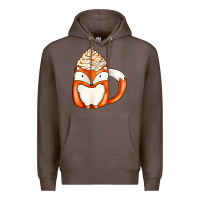 Coffee coffee cups animal Premium Hoodie - CowhideDigitalArt