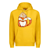Lemon coffee cups animal Premium Hoodie - CowhideDigitalArt