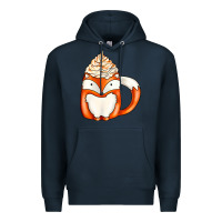 Navy coffee cups animal Premium Hoodie - CowhideDigitalArt