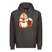 Smoke coffee cups animal Premium Hoodie - CowhideDigitalArt