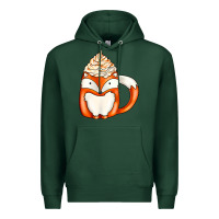 Sports Green coffee cups animal Premium Hoodie - CowhideDigitalArt