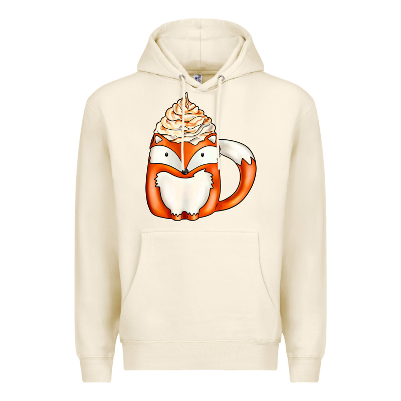 Coffee Cups Animal Premium Hoodie by CowhideDigitalArt | Teevron