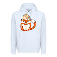White coffee cups animal Premium Hoodie - CowhideDigitalArt