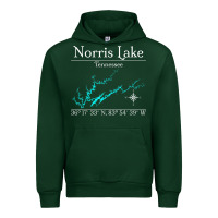 Forest Green Norris Lake, Tennessee Characters Video game Urban Hoodie - maiPhamDesign