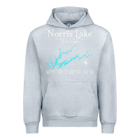 Heather Grey Norris Lake, Tennessee Characters Video game Urban Hoodie - maiPhamDesign
