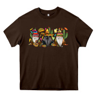 Chocolate Brown Mexican gnomes Heavy Core Tee - RanaPortraitStore