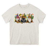 Cream Mexican gnomes Heavy Core Tee - RanaPortraitStore
