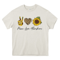 Peace Love Sunshine Heavy Core Tee | Teevron