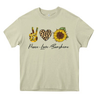 Mossy Peace Love Sunshine Heavy Core Tee - Bettercallsaul
