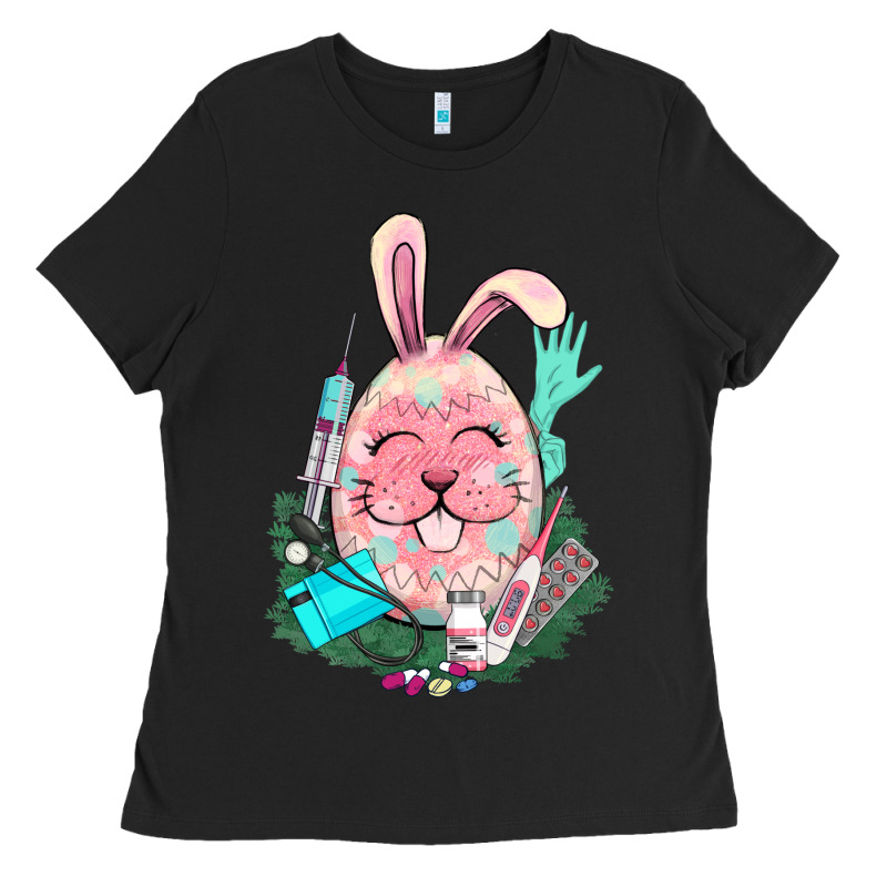 Easter Egg Nurse Easter Day Ladies Tee by HowdyJamesFarm | Teevron