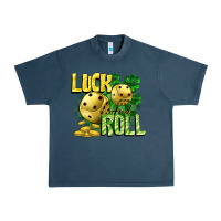 Midnight Navy Luck and roll Urban Heavy Tee - CowGirlArtShop