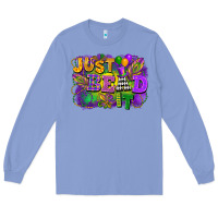 Colony Blue Just bead it Long Sleeve Tee - FaDigitalArtStudio