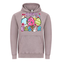 Vintage Zinc Happy Easter eggs Vintage Hoodie - OliviaCreatesArt