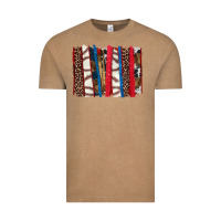 Vintage Coffee Baseball brushstroke Vintage Tee - HowdyJamesFarm