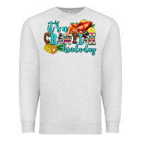 Oatmeal Heather its a crawfish kinda day Premium Sweatshirt - AdoDesignShop