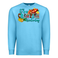 Ocean Blue its a crawfish kinda day Premium Sweatshirt - AdoDesignShop