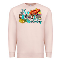 Pale Pink its a crawfish kinda day Premium Sweatshirt - AdoDesignShop