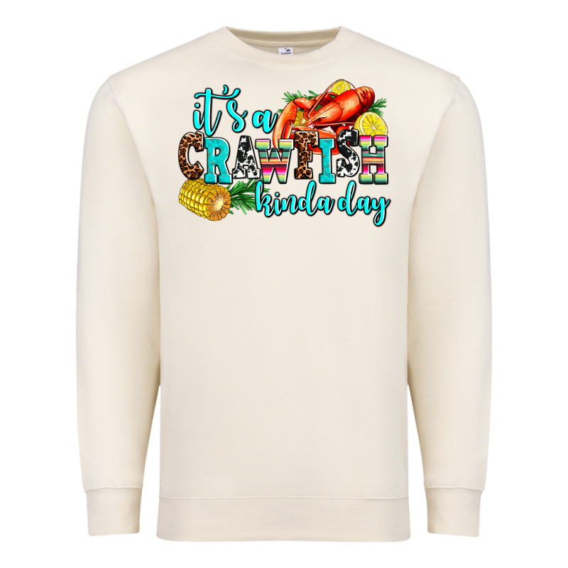 Its A Crawfish Kinda Day Premium Sweatshirt by AdoDesignShop | Teevron