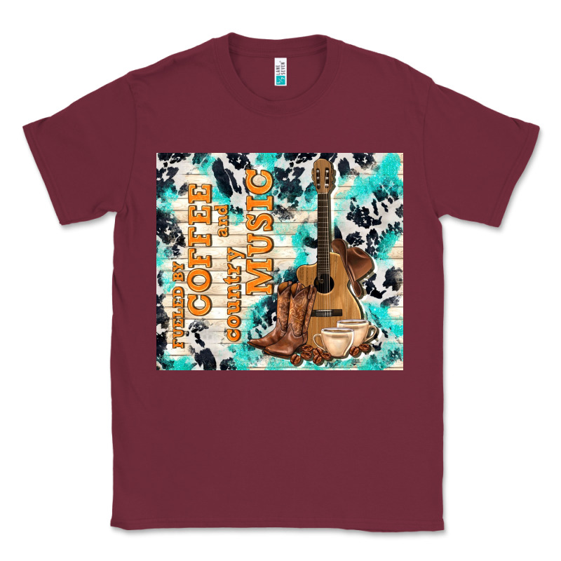 Fueled By Coffee And Country Music Classic Tee by TumblerDesignByShophia | Teevron
