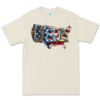 Bone usa american flag background Premium Tee - Jasminsmagicworld