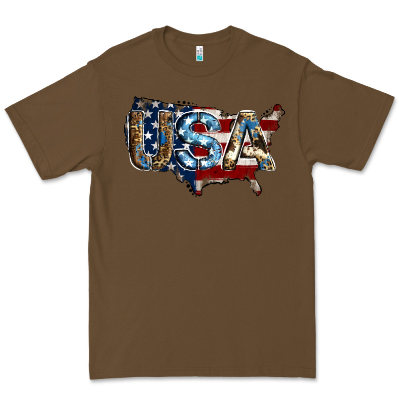 Usa American Flag Background Premium Tee by Jasminsmagicworld | Teevron
