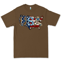 Cacao usa american flag background Premium Tee - Jasminsmagicworld